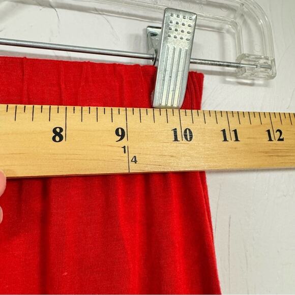 Sonia Rykiel Enfant Red Tiered Mini Skirt Pull On Girls 10 Ruffled Luxury - Picture 6 of 9